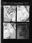 Cooking; Family of a man who died (3 Negatives (December 3, 1958) [Sleeve 5, Folder d, Box 16]